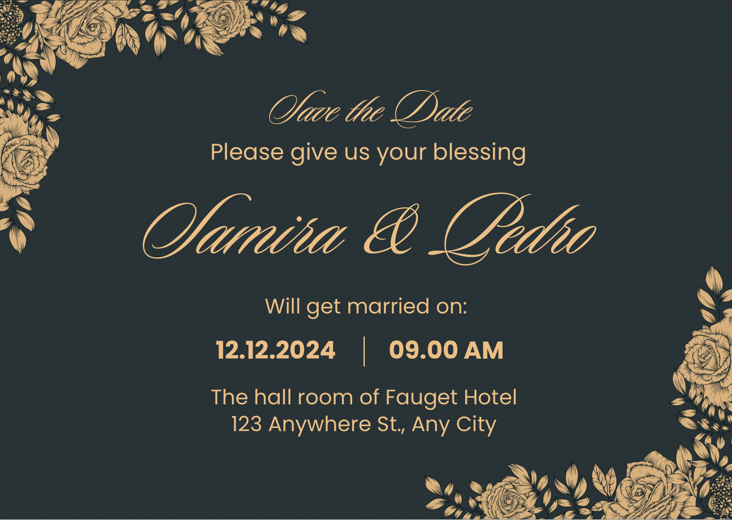 Wedding invitations eCard! Customisation & Instant win!