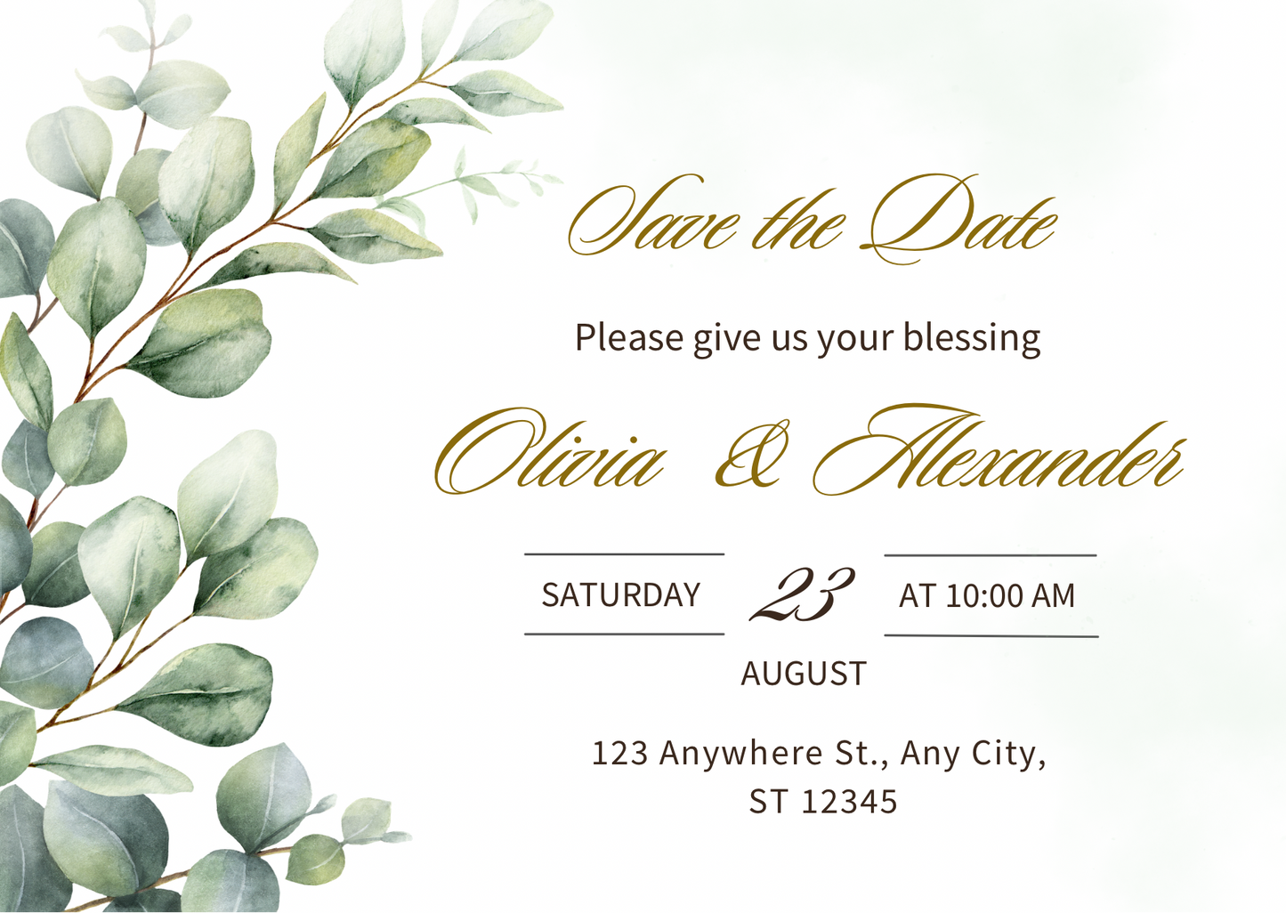 Wedding invitations eCard! Customisation & Instant win!