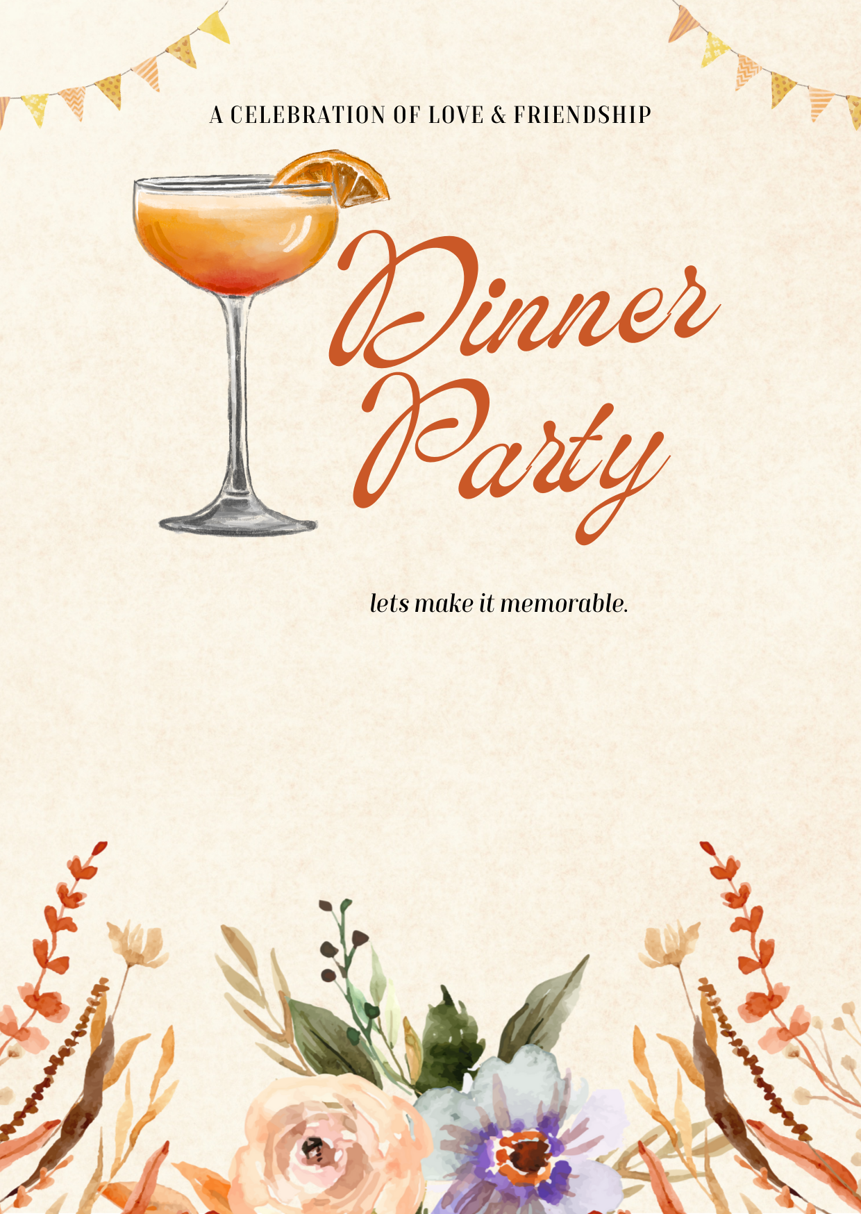 Dinner invite-eCard & Instant win!