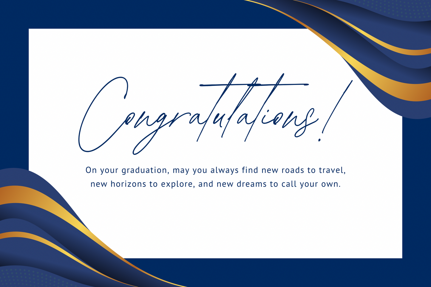 Congratulations eCard & Instant win!