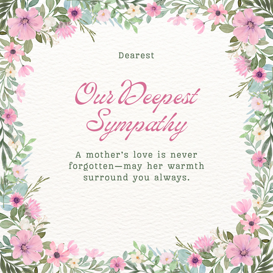 Our deepest sympathy eCard & Instant win!