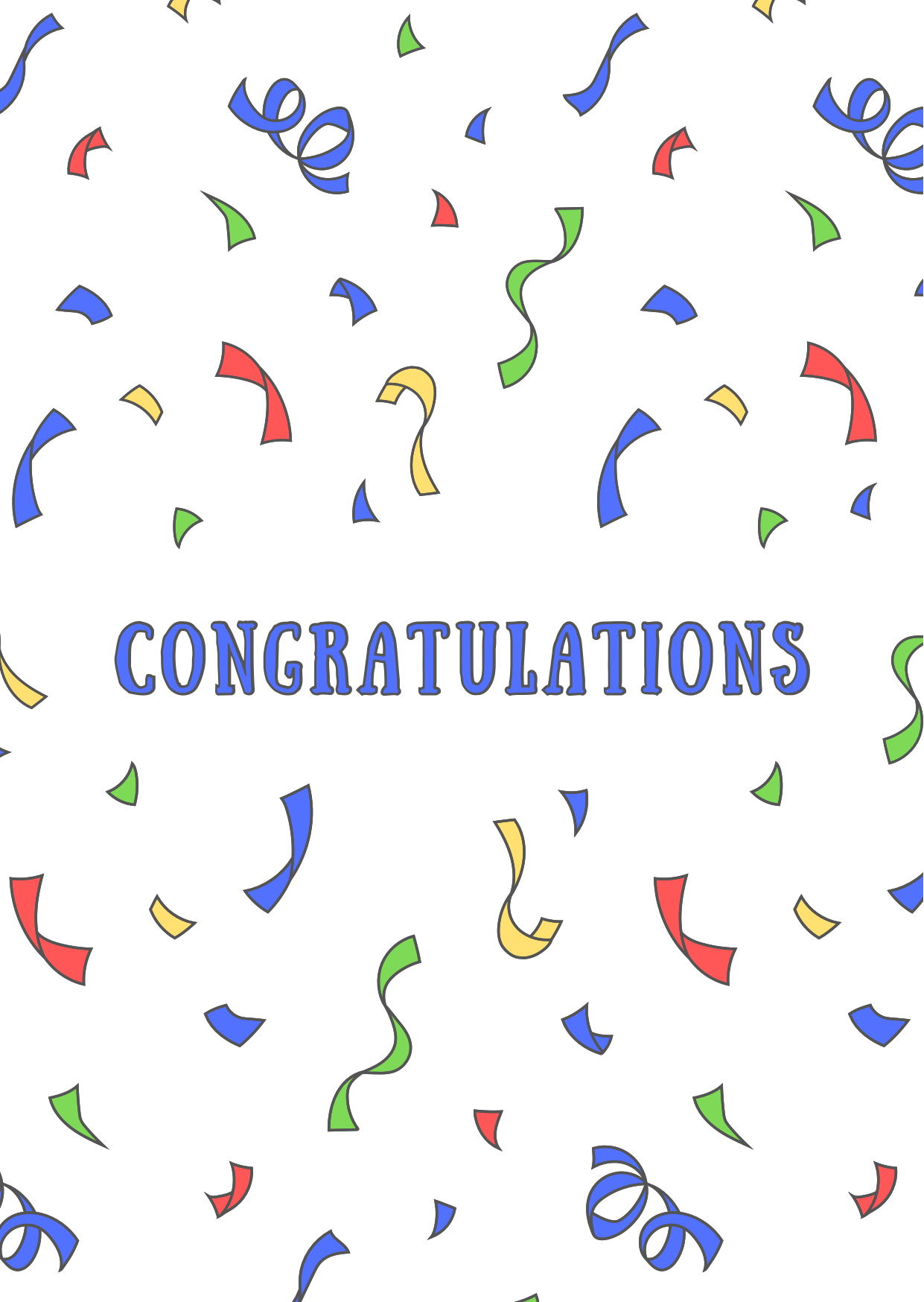 Congratulations eCard & Instant win!