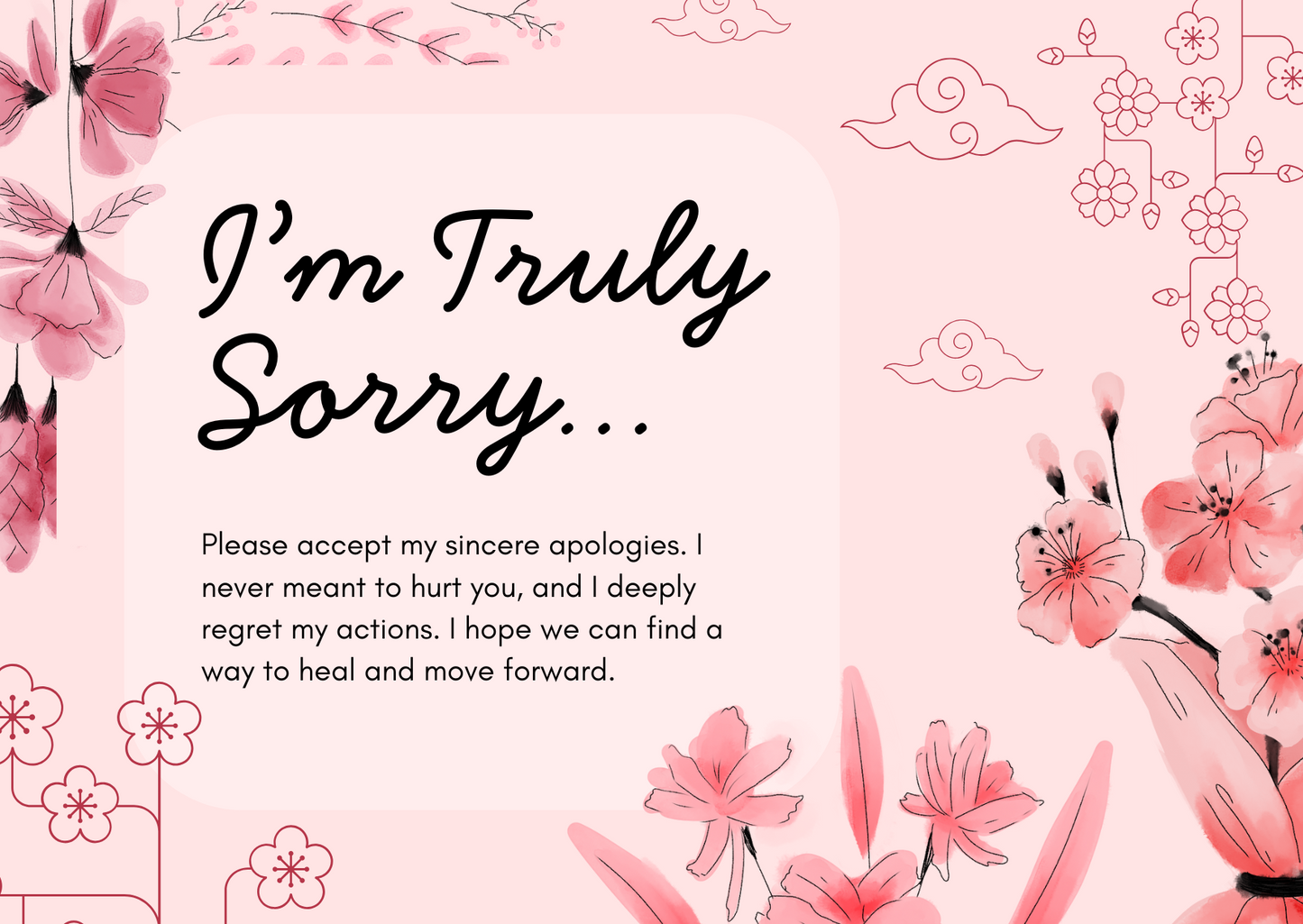 I’m truly sorry! eCard & Instant win!