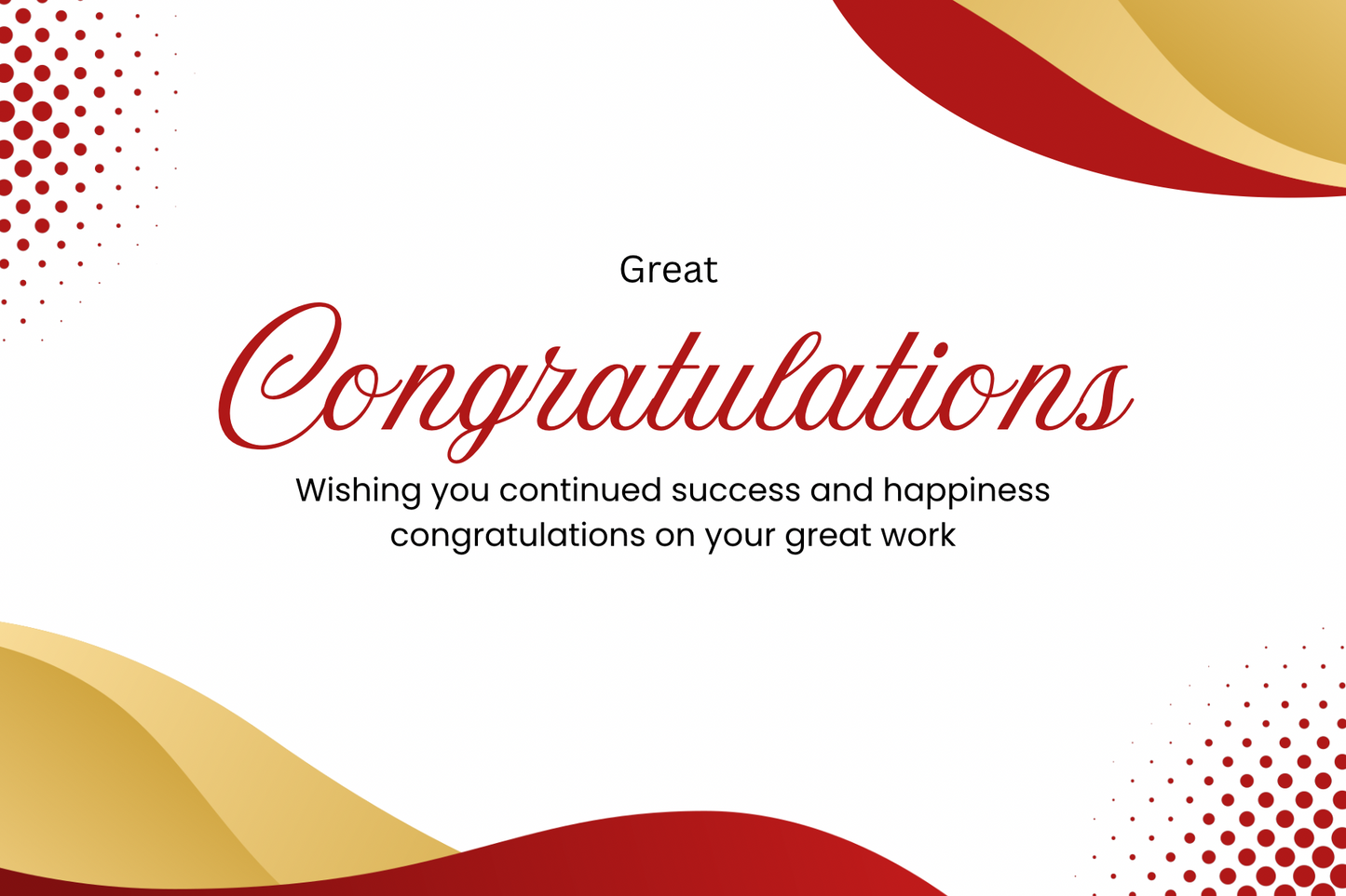 Congratulations eCard & Instant win!