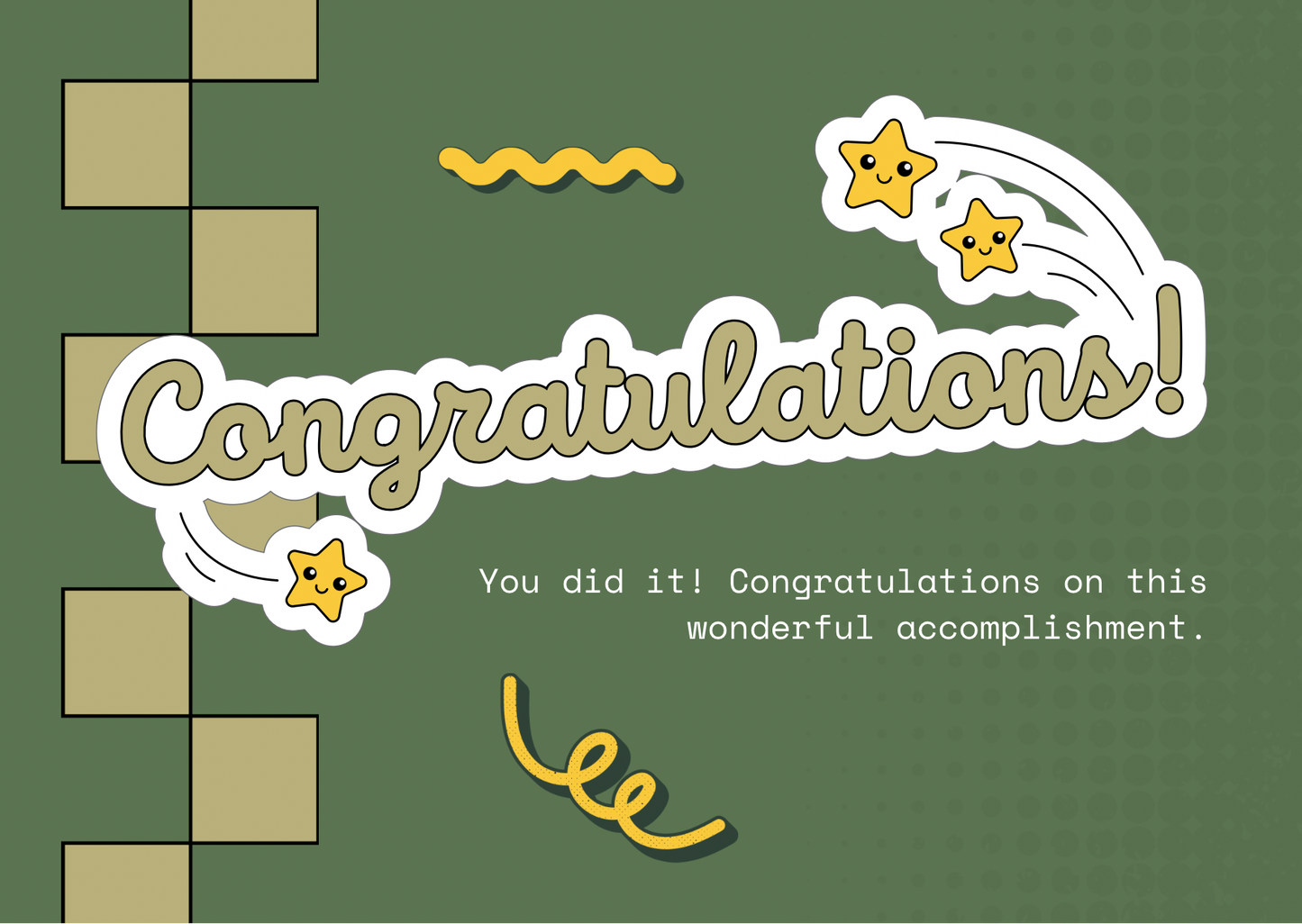 Congratulations eCard & Instant win!