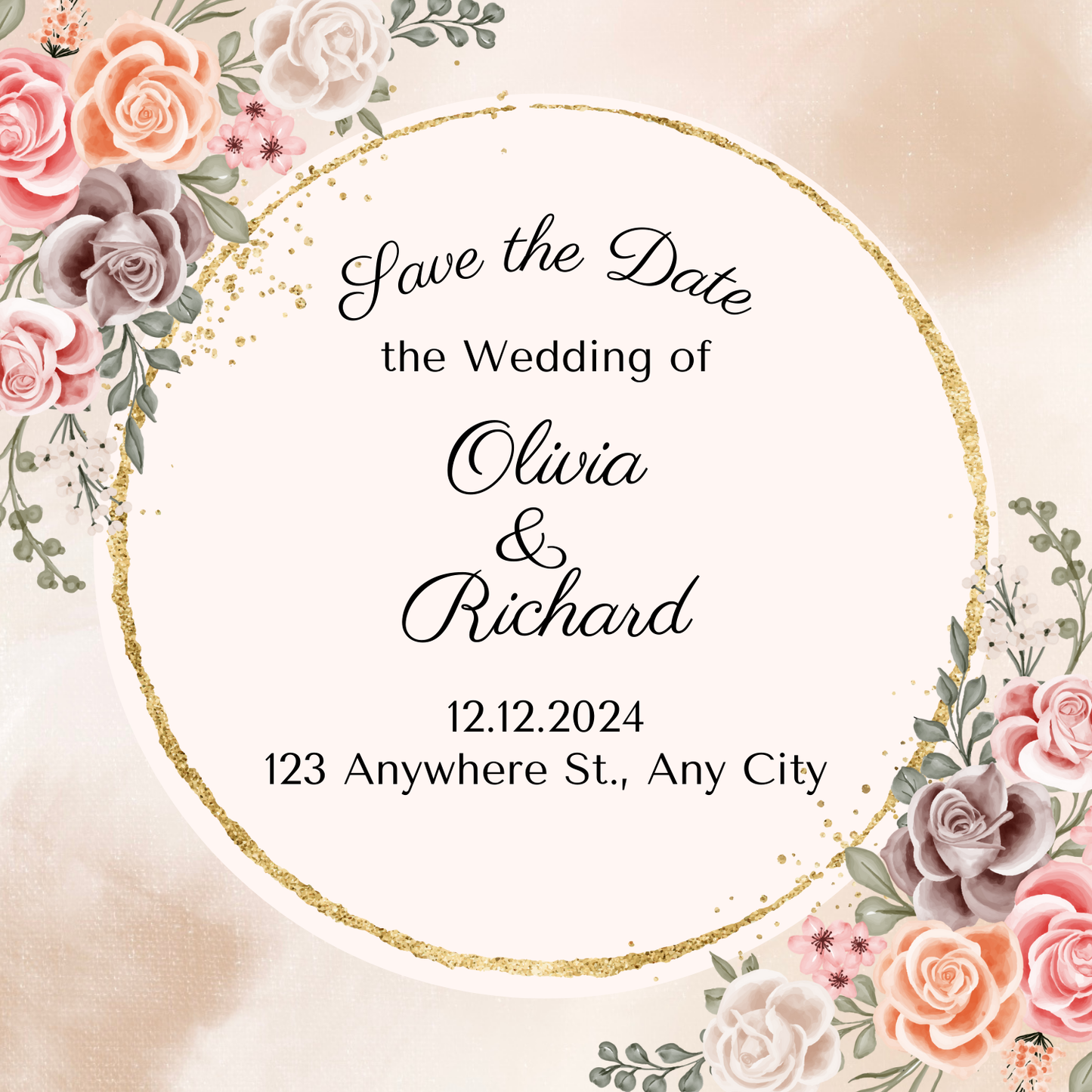 Wedding invitations eCard! Customisation& Instant win!