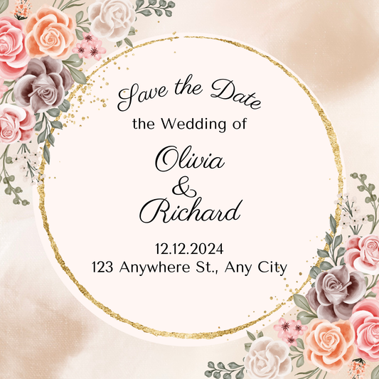 Wedding invitations eCard! Customisation& Instant win!