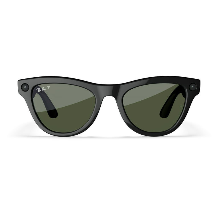 Love compliments eCard + Ray-Ban Meta, Skyler Glasses with Meta AI, Audio, Photo, Video Compatibility, Shiny Black, Polarized Green Lenses, Regular Fit, random giveaway.