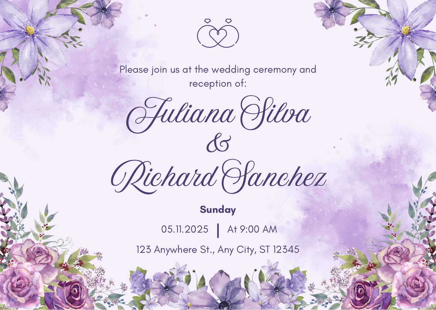Wedding invitations eCard! Customisation & Instant win!