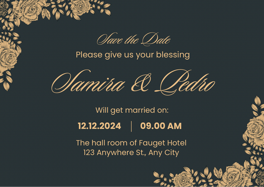 Wedding invitations eCard! Customisation & Instant win!