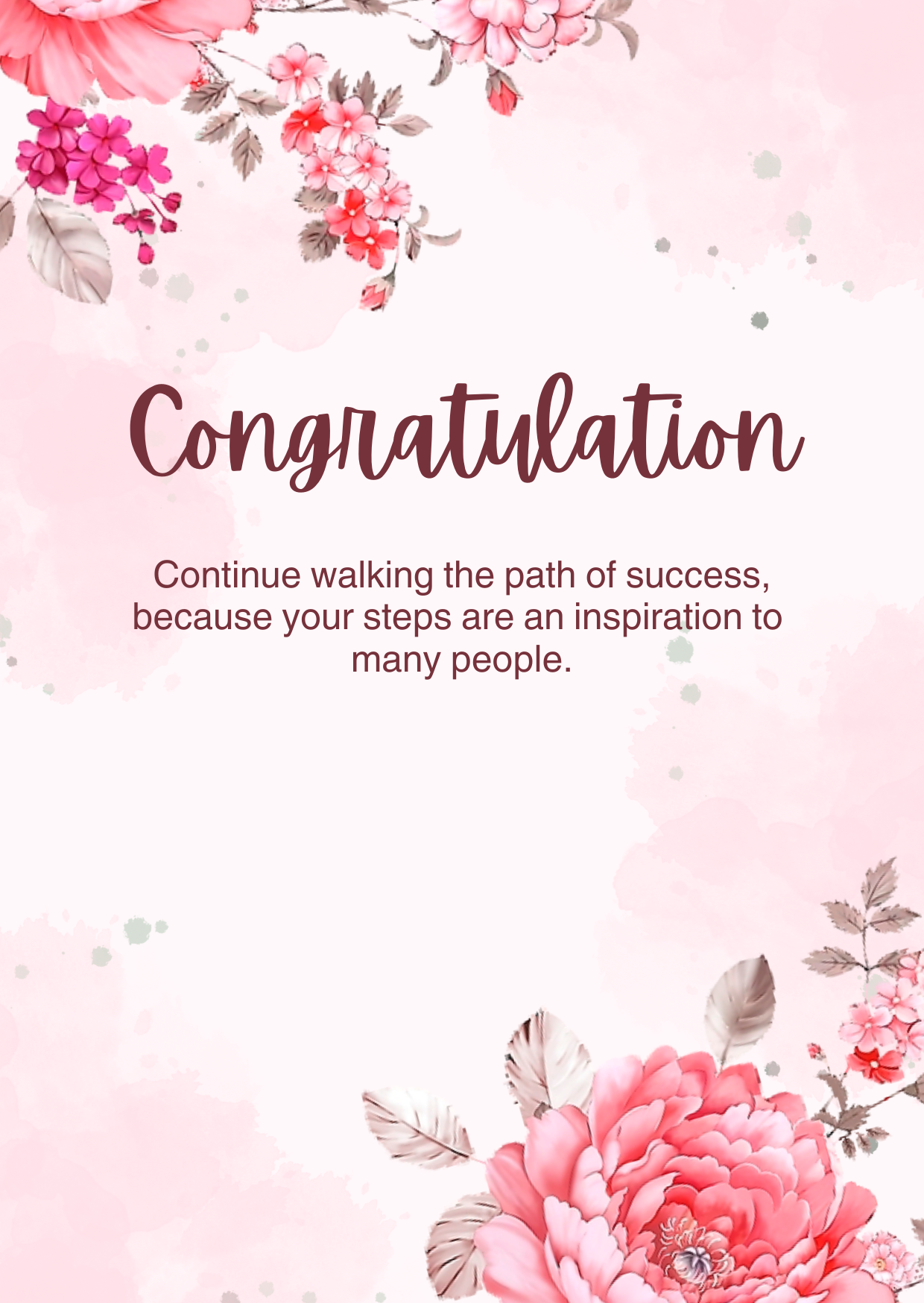 Congratulations eCard & Instant win!