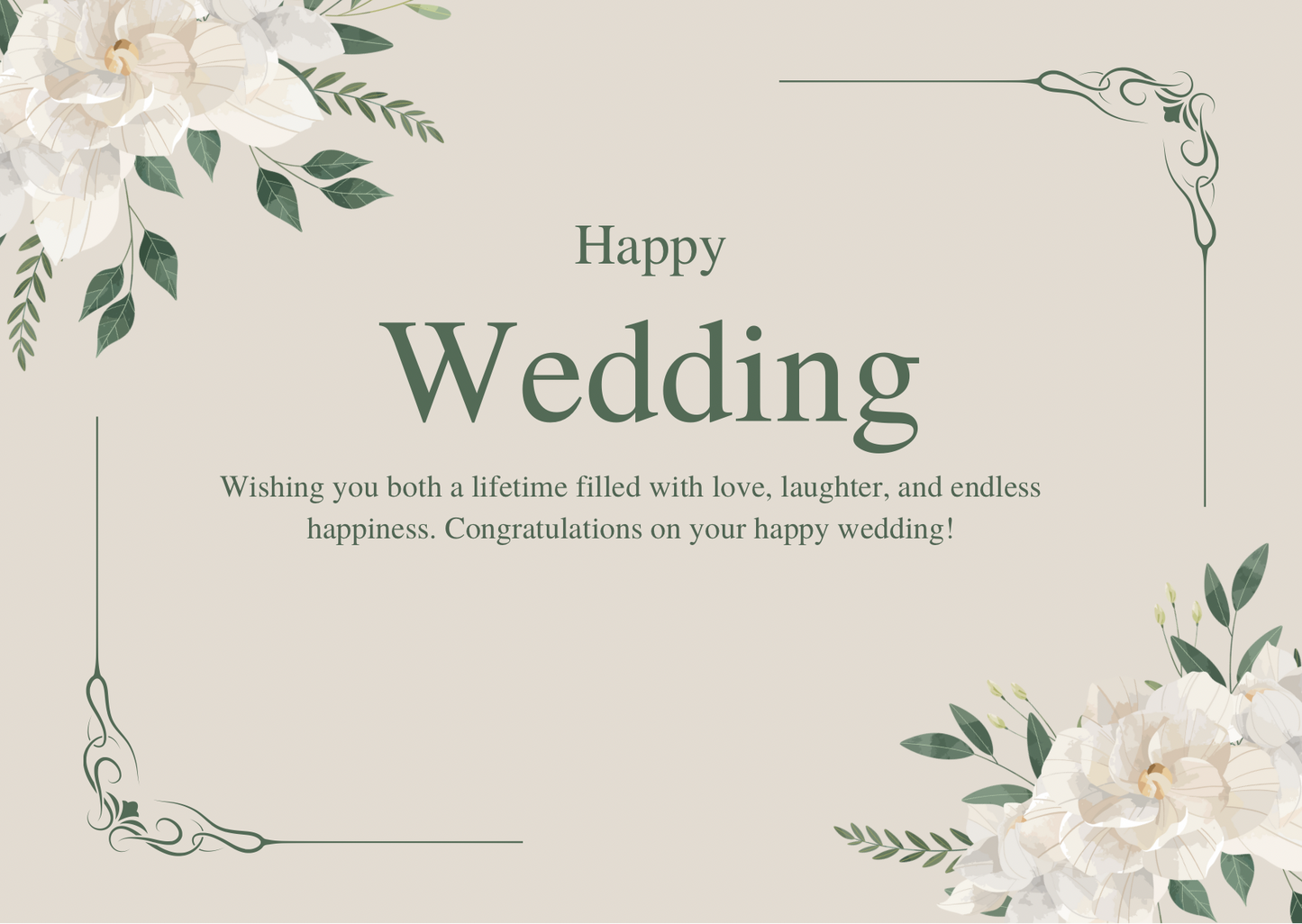 Wedding wishes eCard & Instant win!