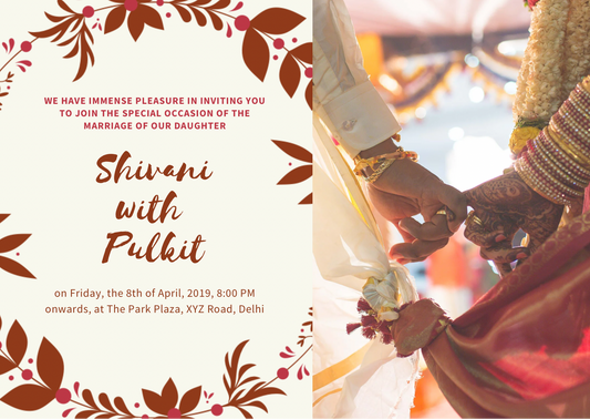 Wedding invitations eCard! Customisation & Instant win!