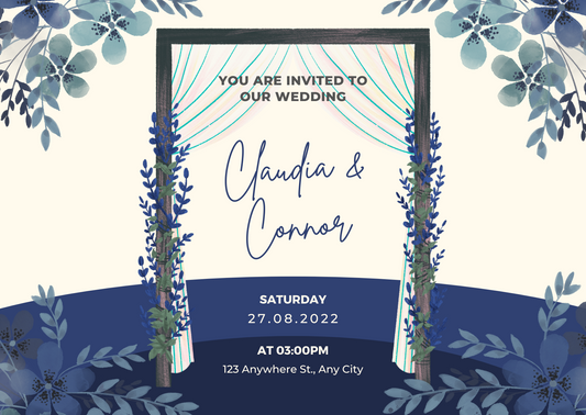 Wedding invitations eCard! Customisation & Instant win!
