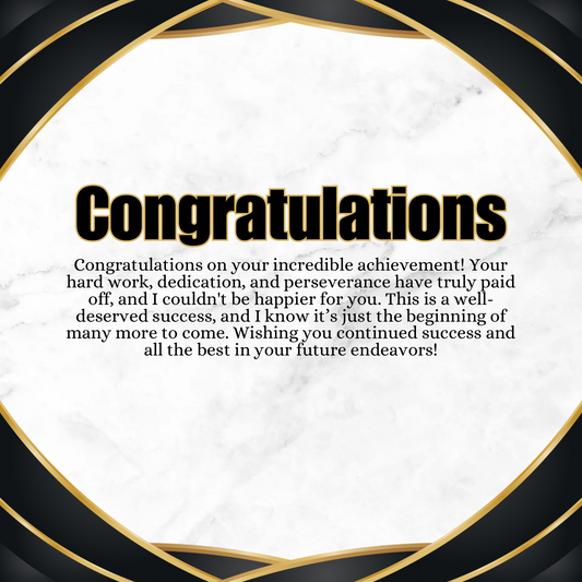Congratulations eCard & Instant win!