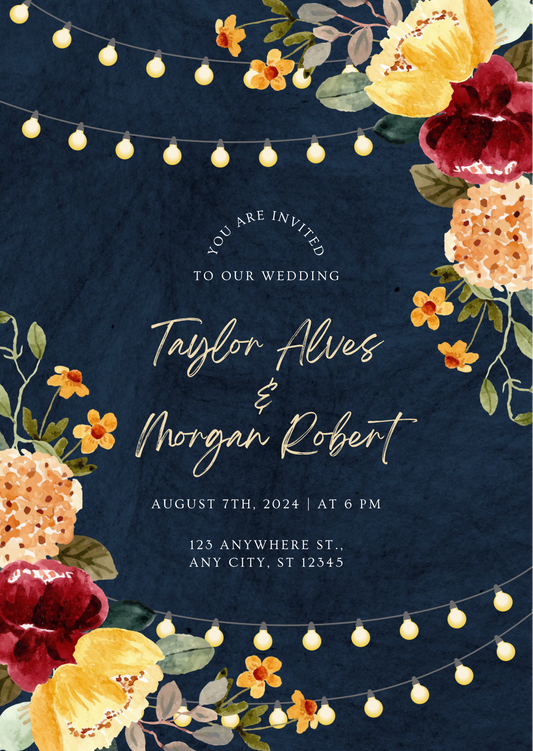 Wedding invitations eCard! Customisation & Instant win!