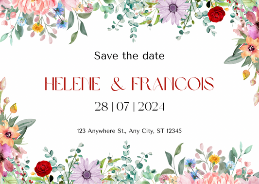 Wedding invitations eCard! Customisation & Instant win!