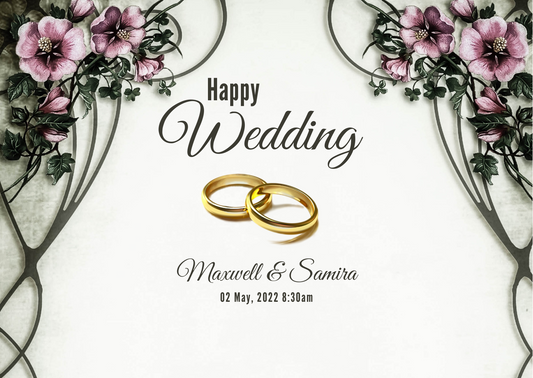 Wedding invitations eCard! Customisation & Instant win!