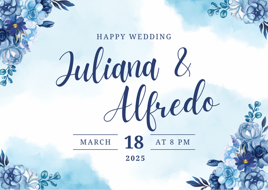 Wedding invitations eCard! Customisation & Instant win!