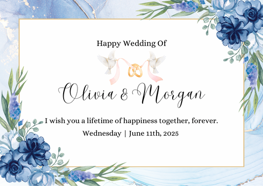 Wedding invitations eCard! Customisation & Instant win!